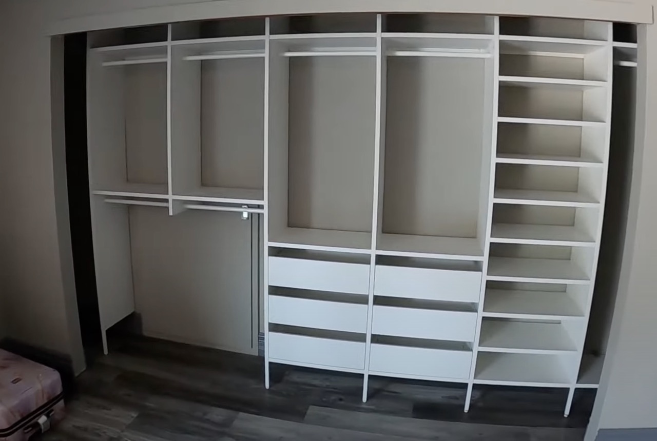 Custom closet organization system